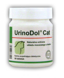 Preparat wspomagający funkcjonowanie układu moczowego u kotów URINODOL CAT, 60 tabl