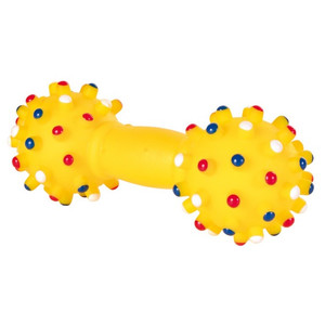 Zabawka dla psa - hantel z kolcami, 15 cm