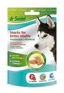 Smakołyki dla psów seniorów - zwiększające witalność dr Seidla