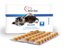 Preparat uspokajający dla psów i kotów Relaxin 30 tabletek