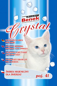 Żwirek dla kota  silikonowy - Benek Super Crystal 3,8L/7,6L/11,4L/15 kg