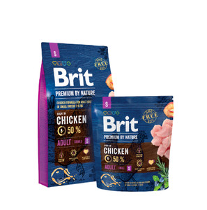 Karma dla psów dorosłych małych ras Brit Premium by Nature 8 kg