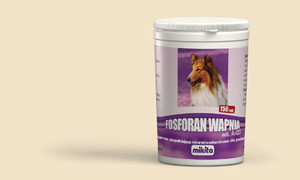 Fosforan wapnia + wit A + D3 - preparat wit - mineralny dla psów w tabletkach.