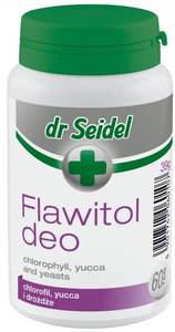 Tabletki regulujące proces trawienia i redukujące nieprzyjemne zapachy, Flawitol Deo z chlorofilem,60 tab.