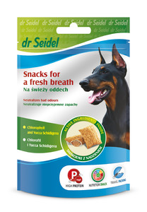Smakołyki dla psów - na świeży oddech dr Seidla