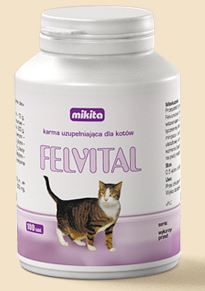 Witaminy dla kotów w tabletkach Felvital, 100 tab