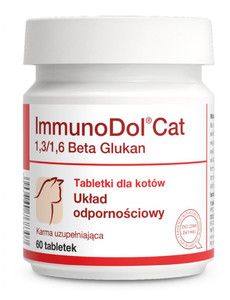 Tabletki wzmacniające odporność dla kotów Dolfos ImmunoDol Cat - 60 tab.