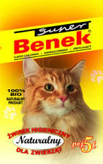 Żwirek dla kotów  - Benek Super Naturalny 5/10/25L