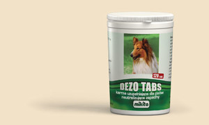 Preparat neutralizujący zapachy dla psów Dezo Tabs w tabletkach