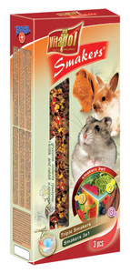 Kolby dla gryzoni i królików MIX 3szt - różne smaki