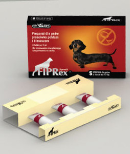Krople na pchły i kleszcze dla psa o wadze do 10 kg - Fiprex S