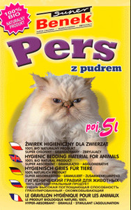 Żwirek dla kotów Perskich długowłosych - BENEK-SUPER SHAGGY 5L  