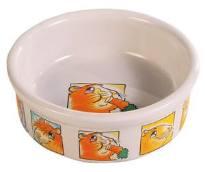 Miska ceramiczna dla zwierząt z motywem świnki morskiej, 240 ml